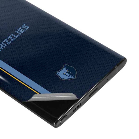 NBA Memphis Grizzlies Jersey Galaxy Note 10 Skin